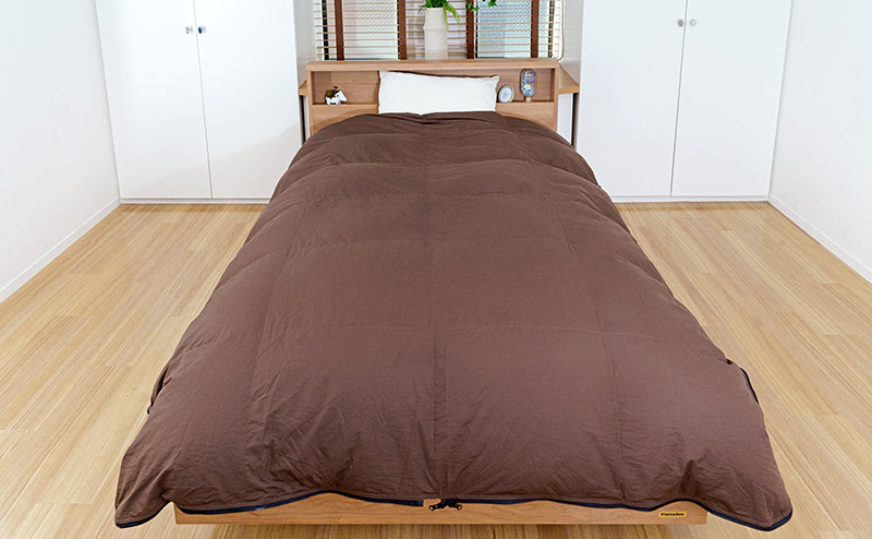 羽毛ファミリア 肌掛／寝袋：日常時