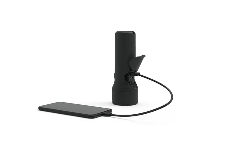 乾電池式懐中電灯：非常時