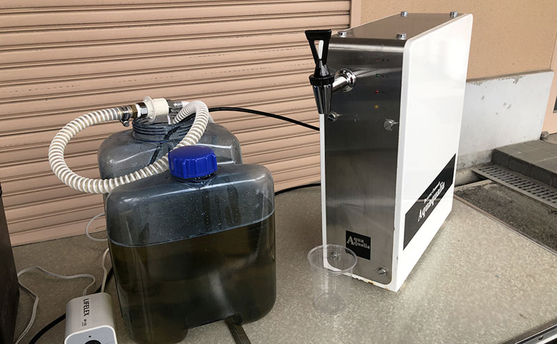 いつもの快適と、もしもの備えの浄水器「アクアクオリア」：非常時