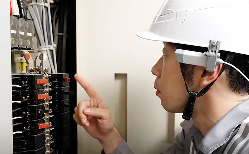 ウェアラブルWEBカメラ：非常時