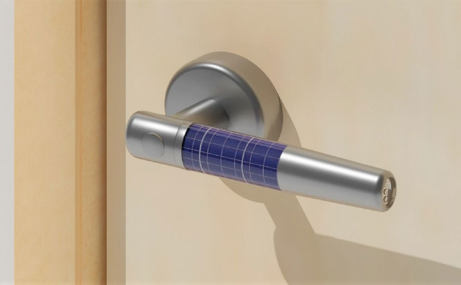 ライト一体型ドアノブ