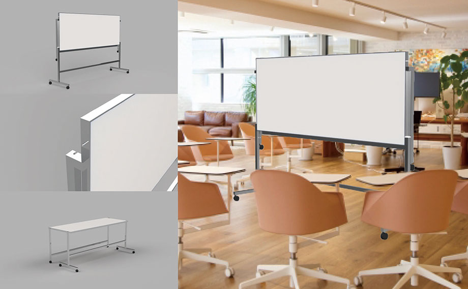 囲めるホワイトボード ブロード