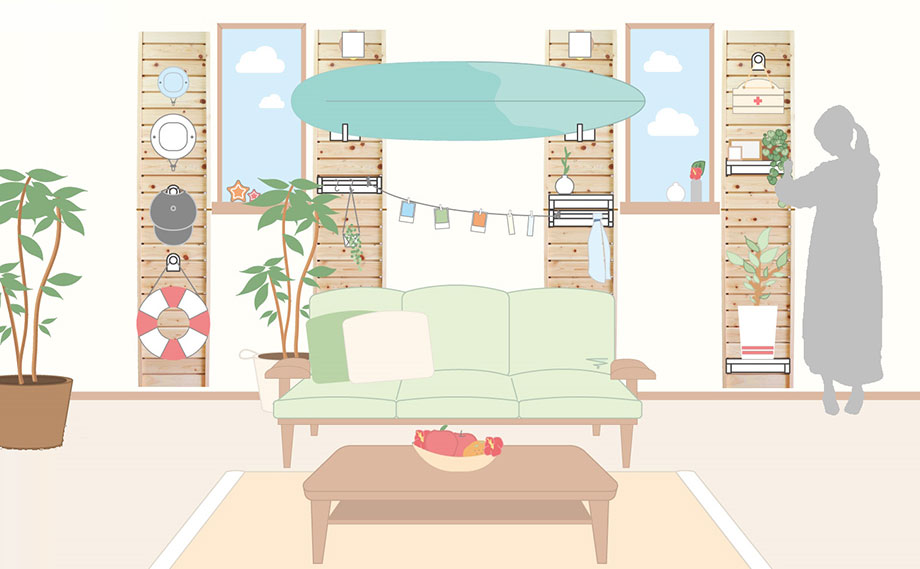 楽しいフェーズフリー家具「SHELFUR」